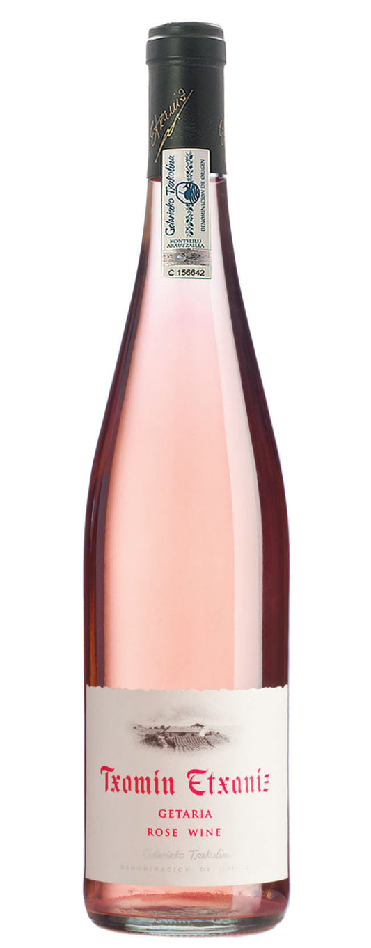 Txomin Etxaniz Rose 2023  Front Bottle Shot
