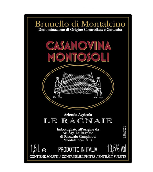 Le Ragnaie Casanovina Montosoli Brunello di Montalcino (1.5 Liter Magnum) 2018