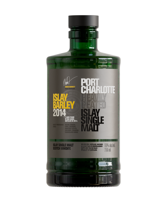 BRUICHLADDICH® PORT CHARLOTTE ISLAY BARLEY 2014 SINGLE MALT WHISKEY 750 ML