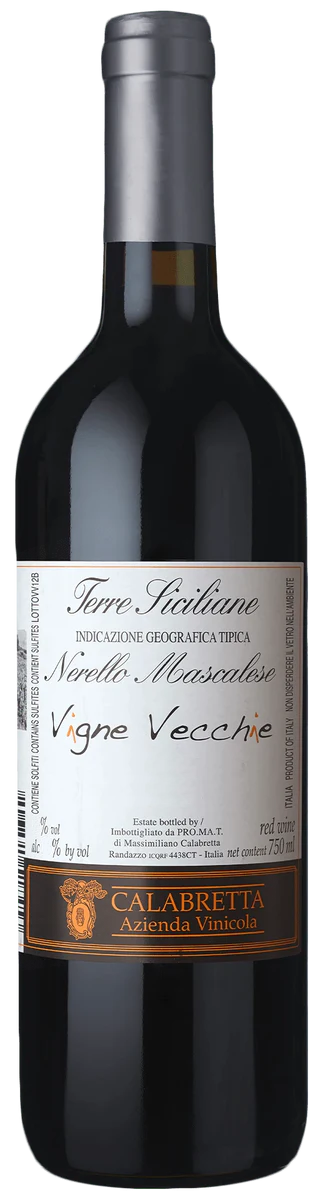 Calabretta Nerello Mascalese Vecchie Vigne 2015  Front Bottle Shot