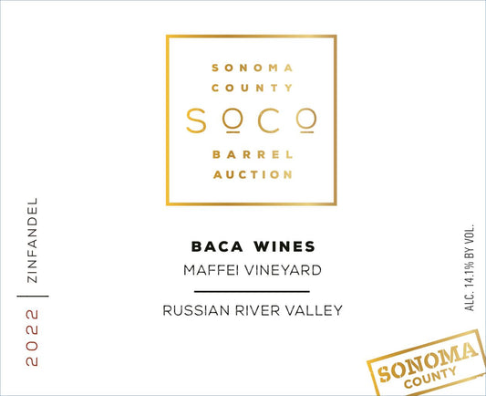 BACA Tug O'War Zinfandel (Sonoma Barrel Auction) 2021