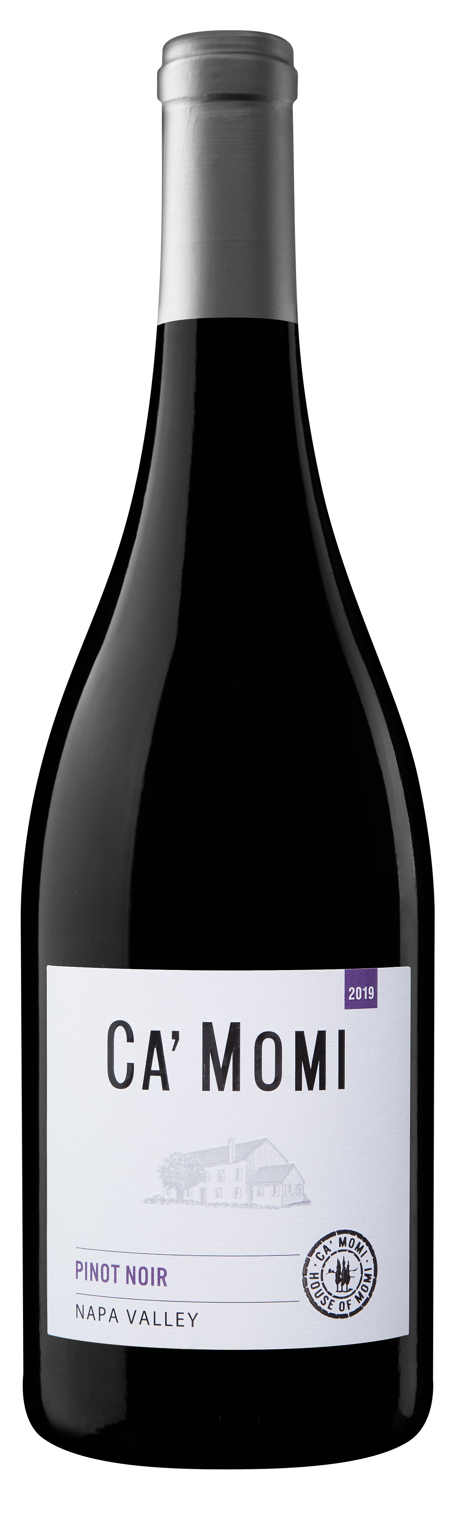 Ca' Momi Winery Pinot Noir 2019  Front Bottle Shot