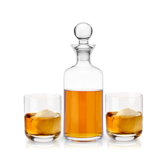 Viski Modern Liquor Decanter & Tumblers