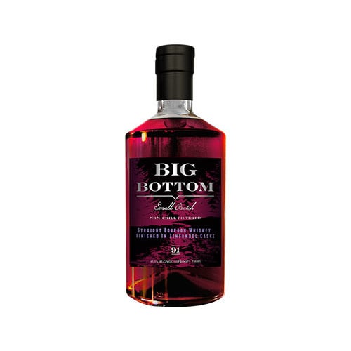 Big Bottom Straight Bourbon Whiskey Zinfandel Cask Finish