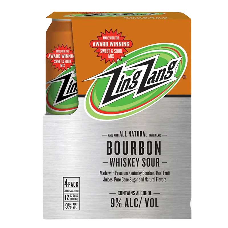 Zing Zang Bourbon Whiskey Sour 4/355ml