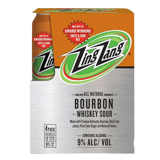 Zing Zang Bourbon Whiskey Sour 4/355ml