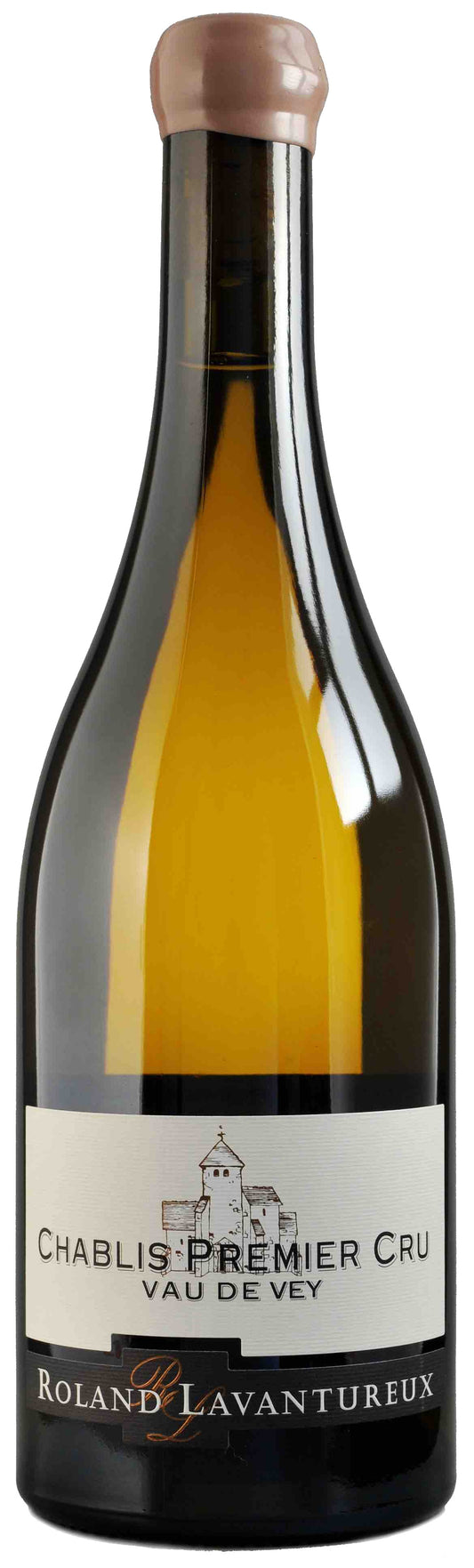Roland Lavantureux Chablis Vau de Vey Premier Cru 2021  Front Bottle Shot