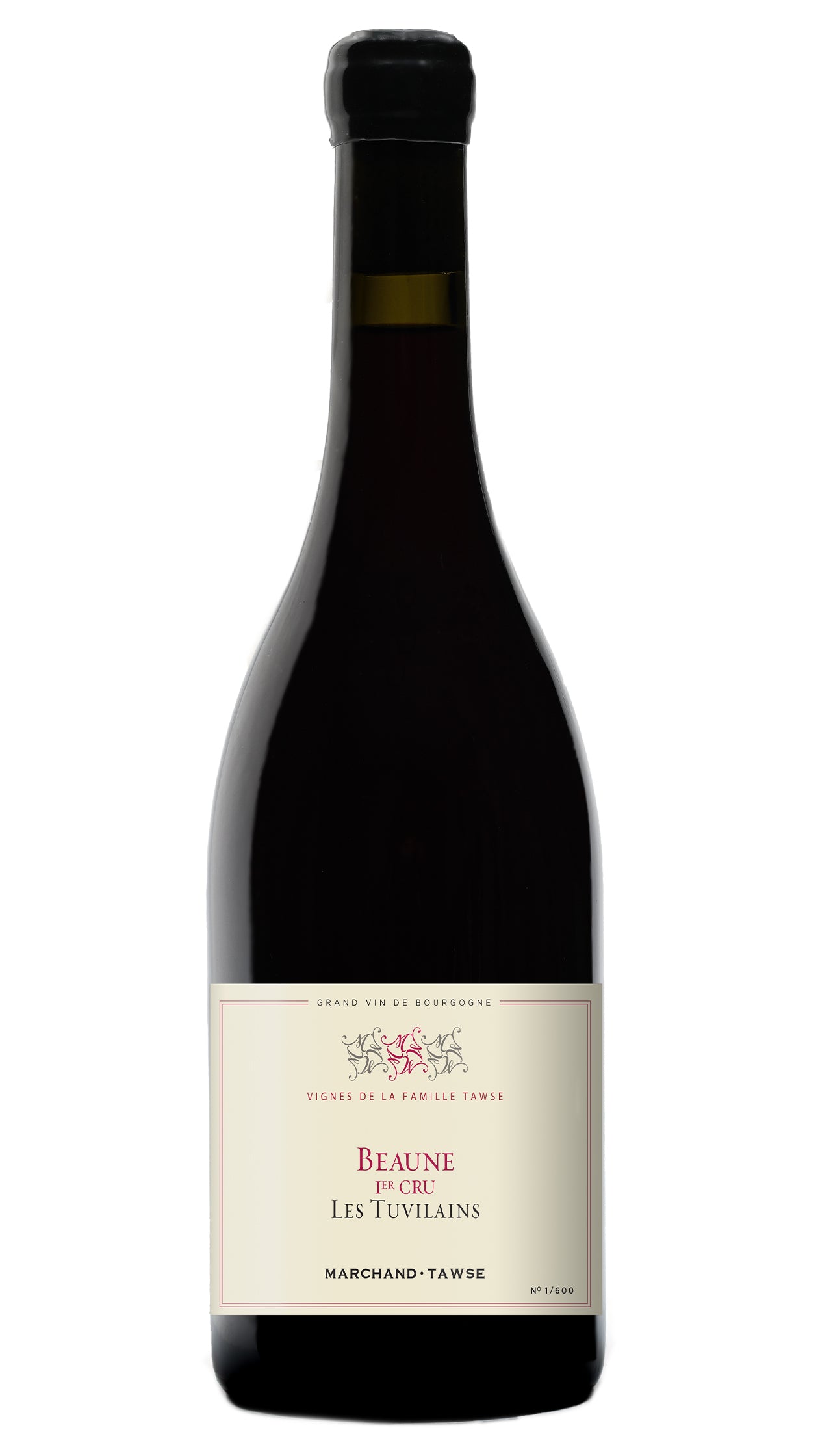 Marchand-Tawse Beaune Les Tuvilains Premier Cru 2022  Front Bottle Shot