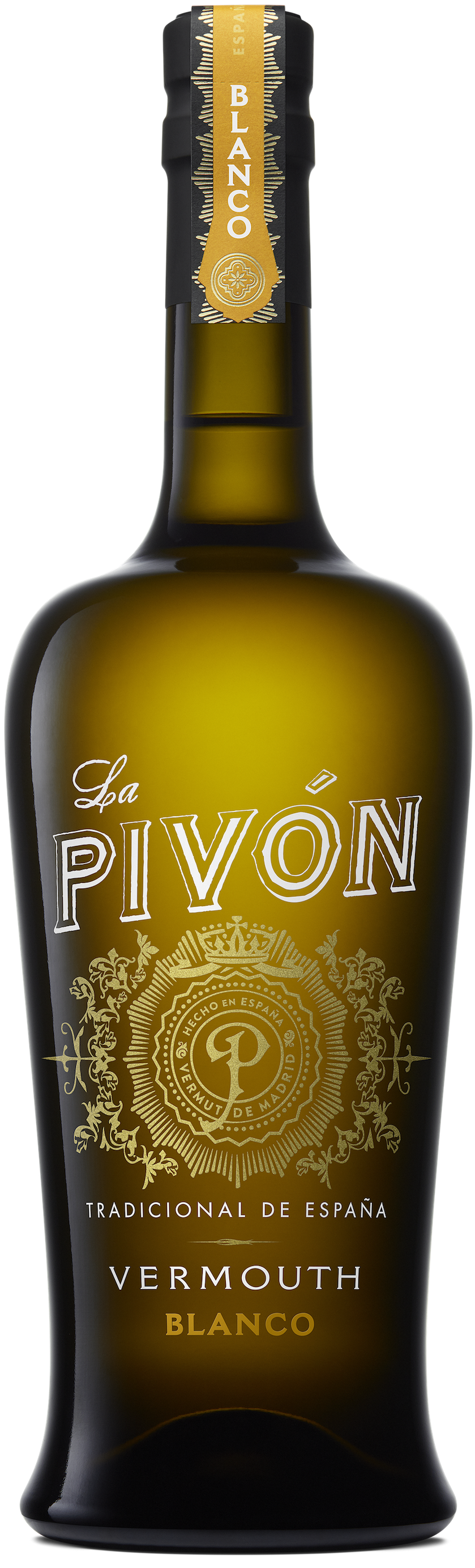 La Pivon Vermouth Blanco  Front Bottle Shot