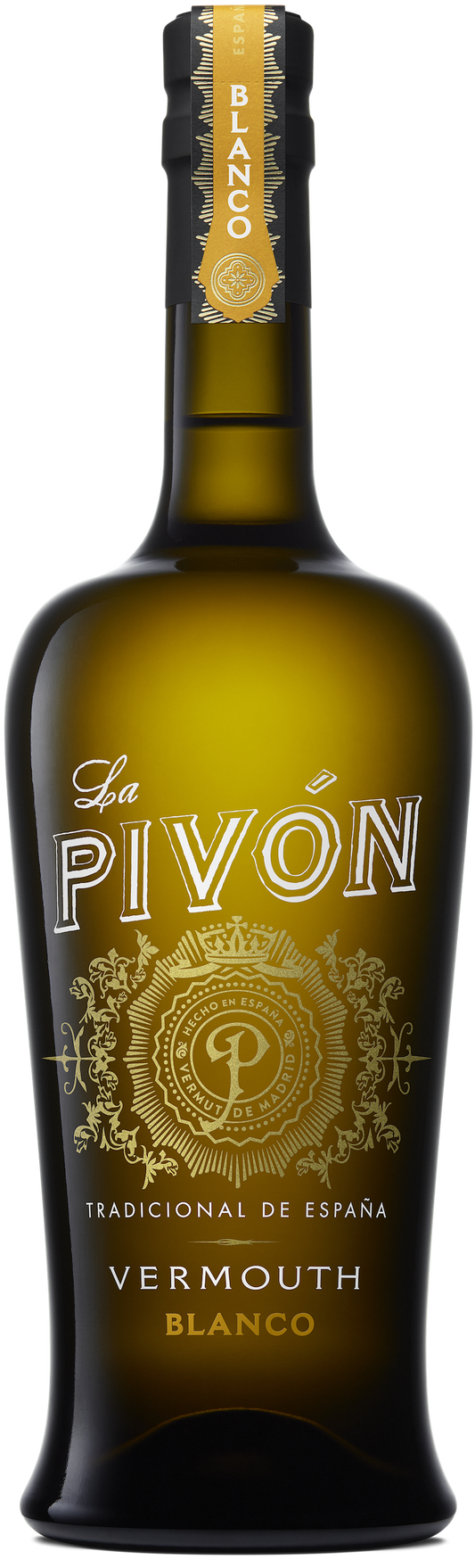 La Pivon Vermouth Blanco  Front Bottle Shot