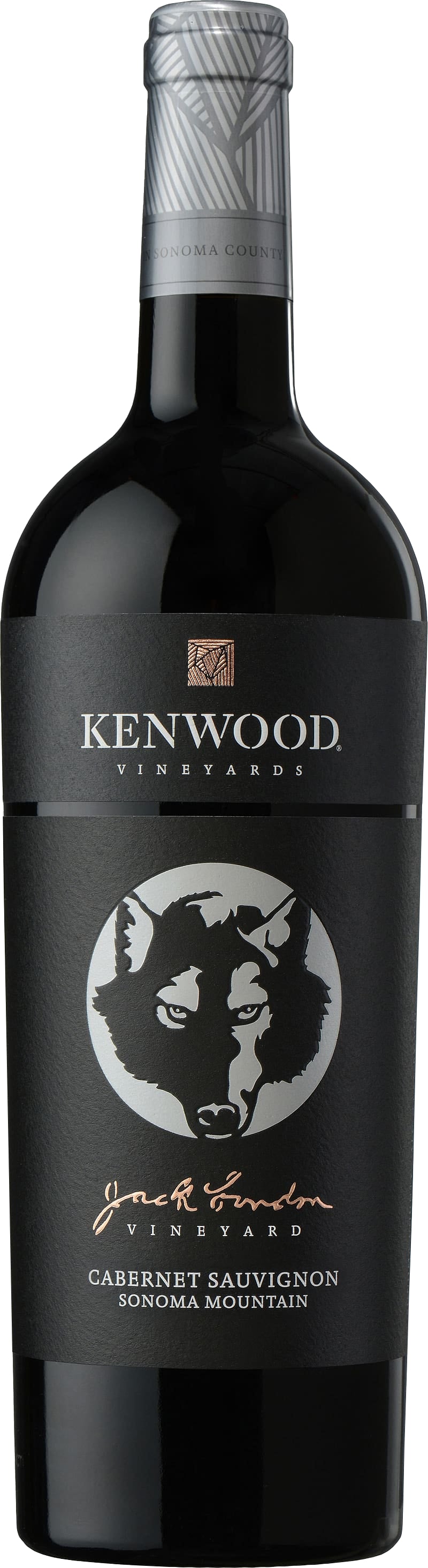 Kenwood Jack London Vineyard Cabernet Sauvignon 2019  Front Bottle Shot