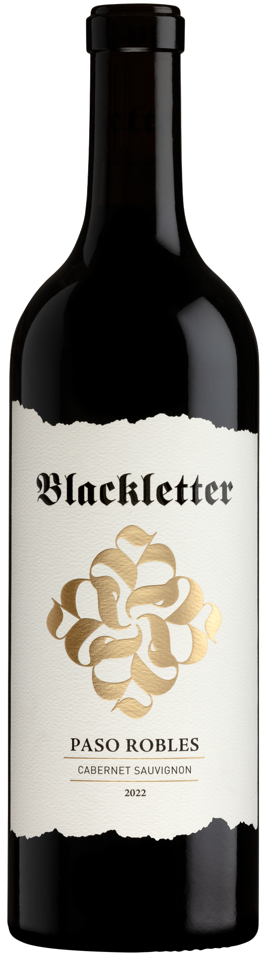 Blackletter Cabernet Sauvignon 2022  Front Bottle Shot