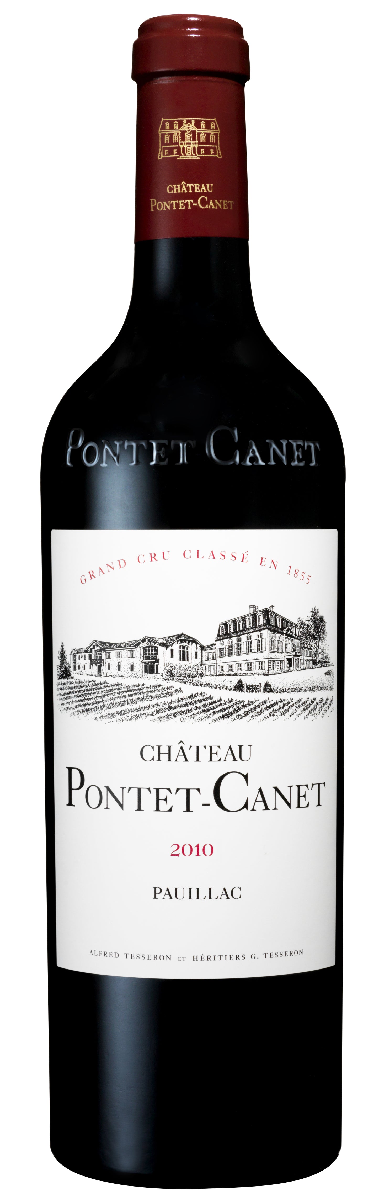 Chateau Pontet-Canet  2010  Front Bottle Shot