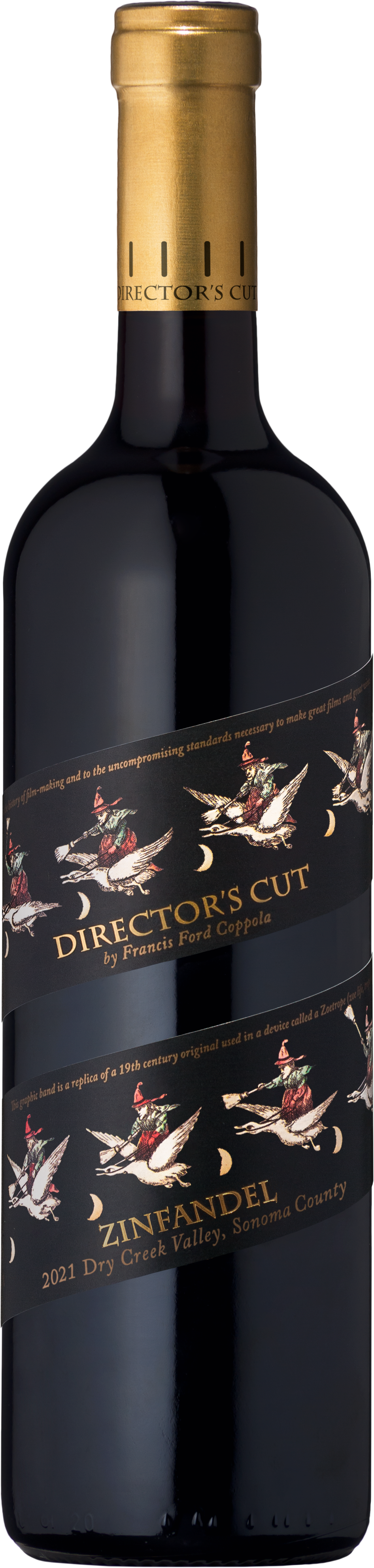 Francis Ford Coppola Director's Cut Dry Creek Valley Zinfandel 2021  Front Bottle Shot