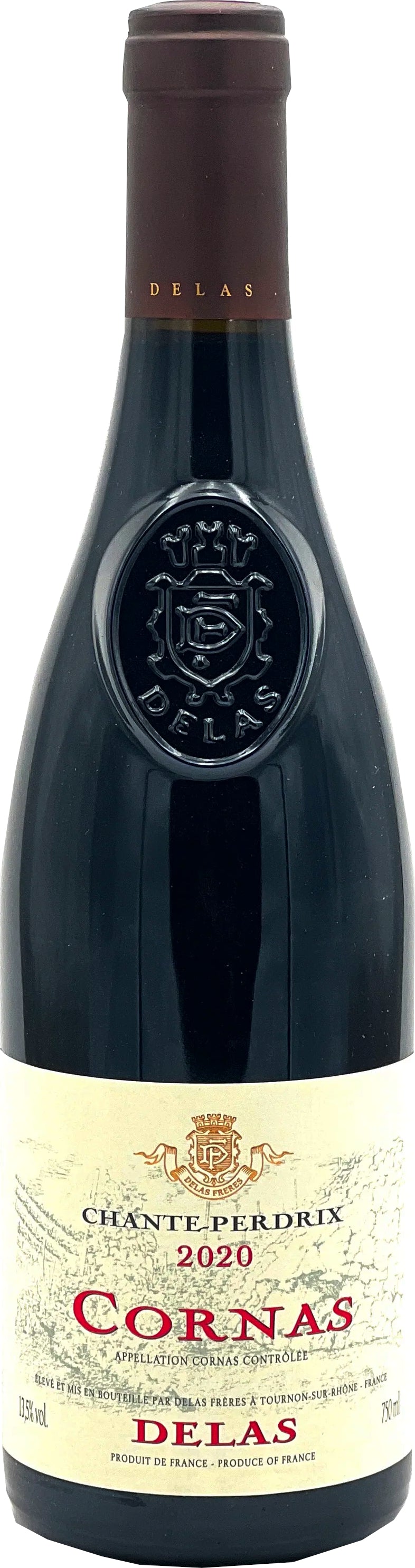 Delas Cornas Chante-Perdrix 2020  Front Bottle Shot