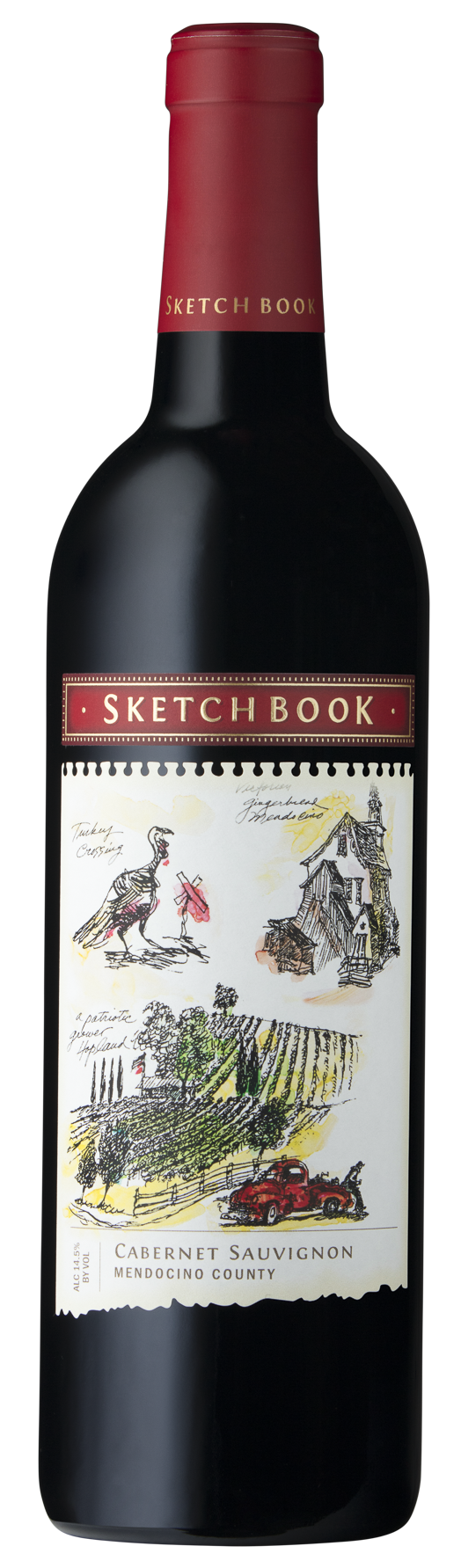 Sketchbook Cabernet Sauvignon 2020  Front Bottle Shot
