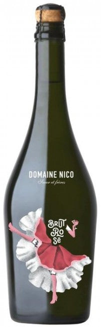 Domaine Nico Brut Rose  Front Bottle Shot