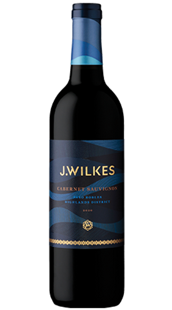 J Wilkes Cabernet Sauvignon 2020  Front Bottle Shot