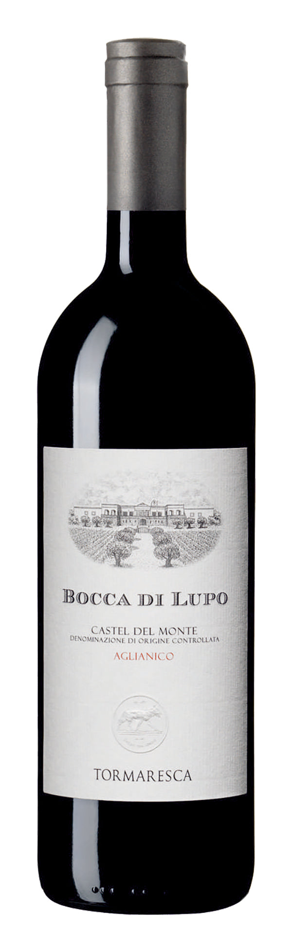 Tormaresca Bocca di Lupo 2015  Front Bottle Shot