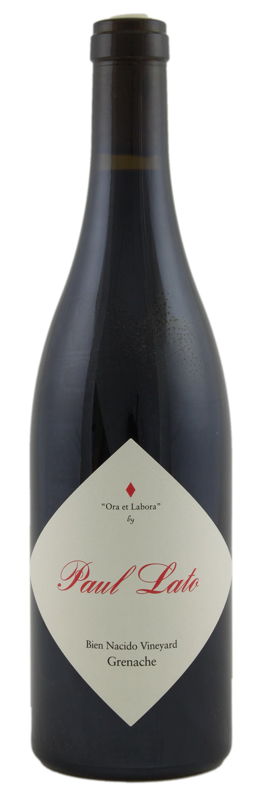 Paul Lato Ora et Labora Bien Nacido Vineyard Grenache 2019  Front Bottle Shot