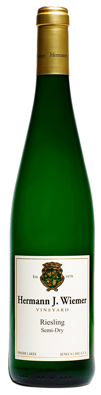 Hermann J. Wiemer Semi-Dry Riesling 2022  Front Bottle Shot