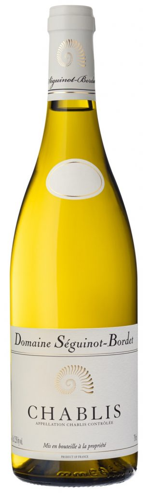 Domaine Seguinot-Bordet Chablis 2023  Front Bottle Shot
