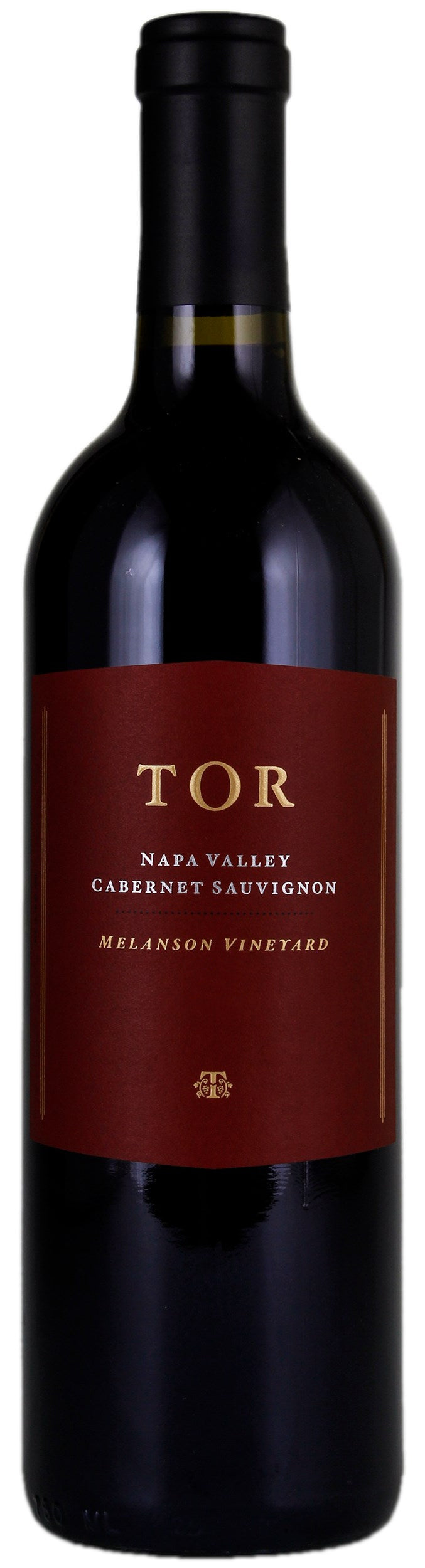 TOR Melanson Vineyard Pritchard Hill Cabernet Sauvignon 2021  Front Bottle Shot