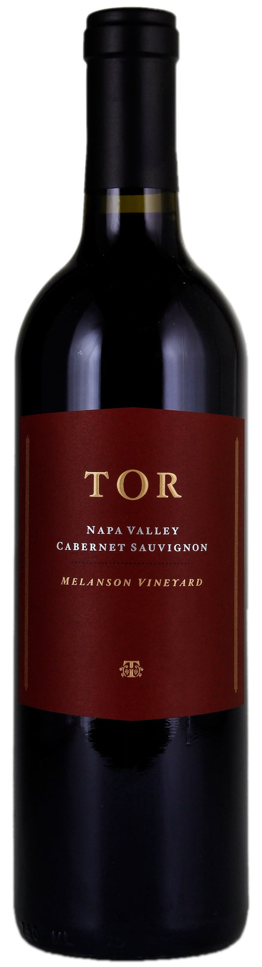 TOR Melanson Vineyard Pritchard Hill Cabernet Sauvignon 2021  Front Bottle Shot