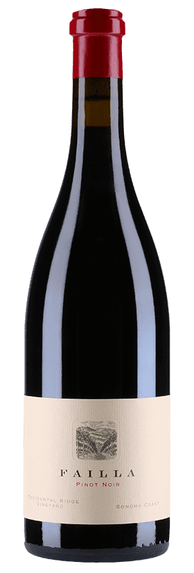 Failla Occidental Ridge Vineyard Pinot Noir 2022  Front Bottle Shot
