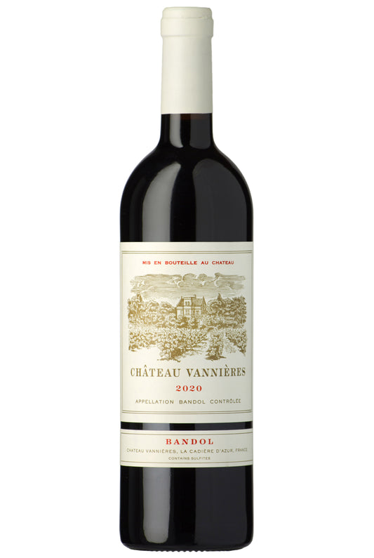 Chateau Vannieres Bandol Rouge 2020  Front Bottle Shot