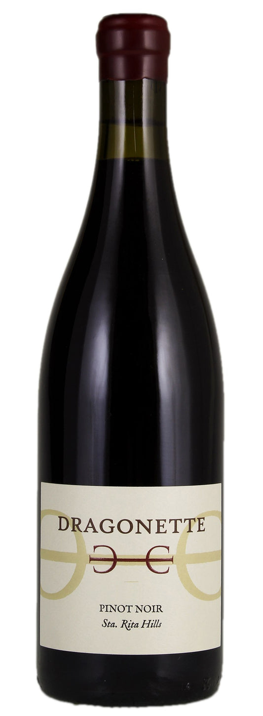Dragonette Cellars Sta. Rita Hills Pinot Noir 2022  Front Bottle Shot