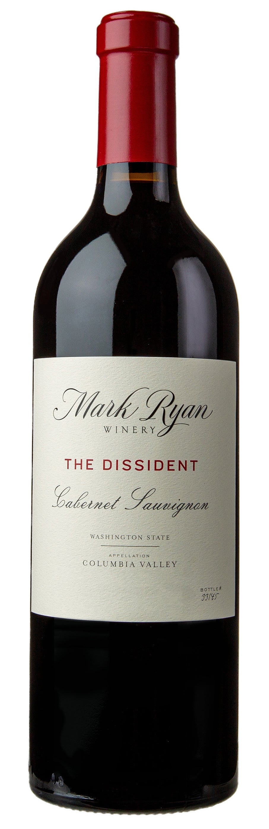 Mark Ryan The Dissident Cabernet Sauvignon 2022  Front Bottle Shot