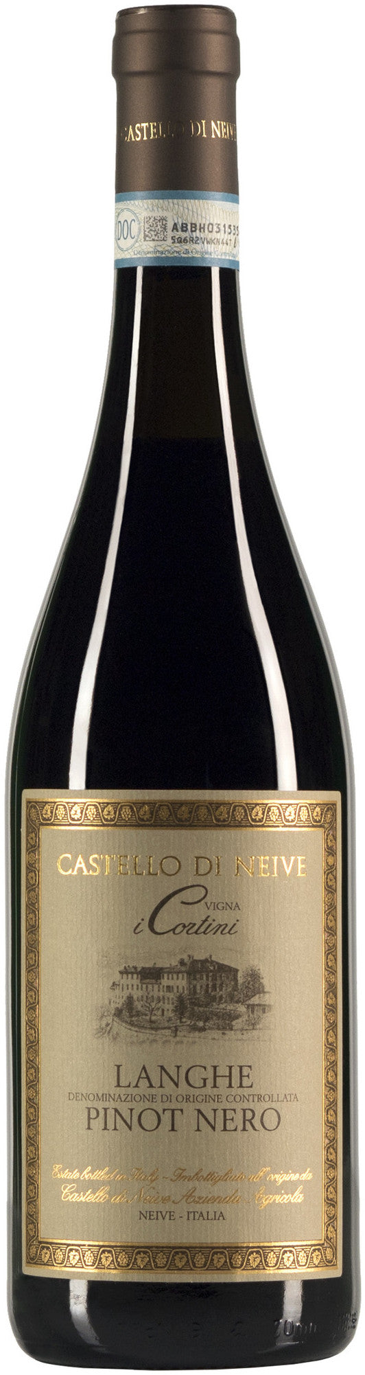 Castello di Neive I Cortini Pinot Nero 2019  Front Bottle Shot