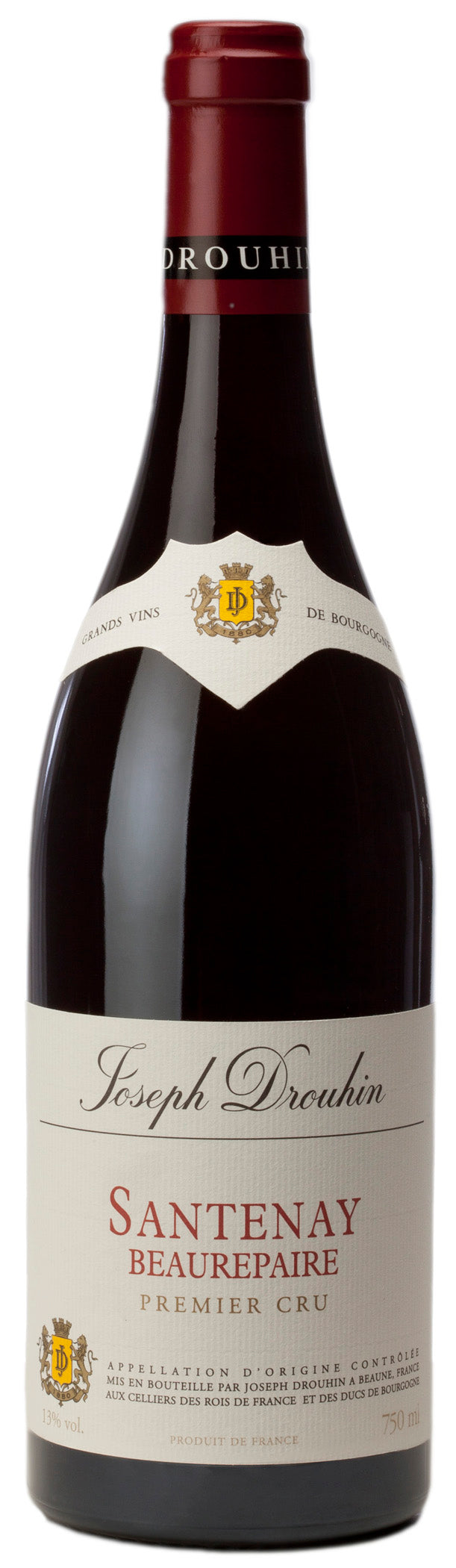 Joseph Drouhin Santenay Beaurepaire Premier Cru 2022  Front Bottle Shot