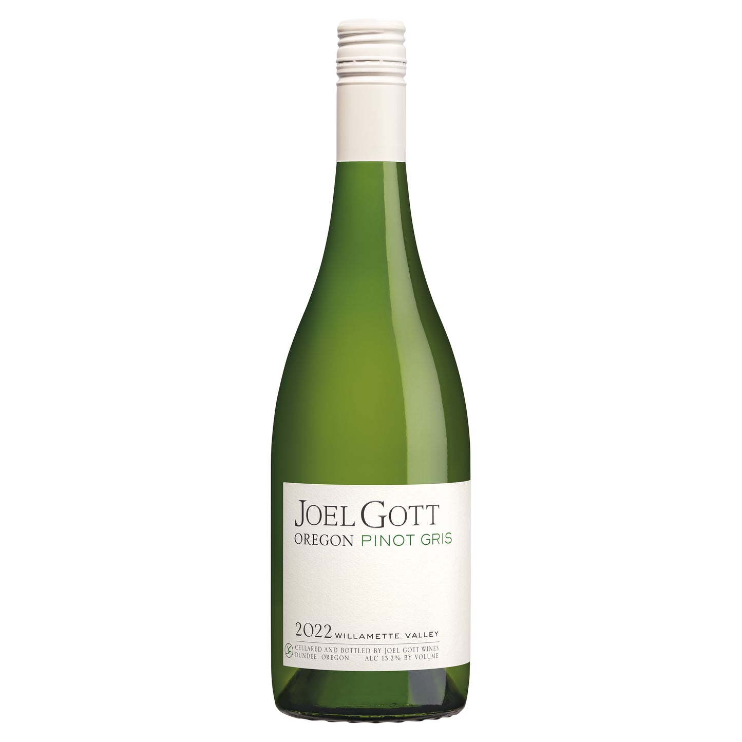 Joel Gott Oregon Pinot Gris 2022  Front Bottle Shot