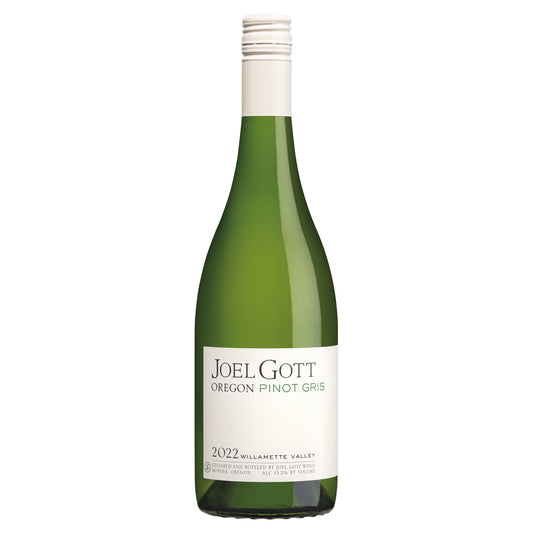 Joel Gott Oregon Pinot Gris 2022  Front Bottle Shot