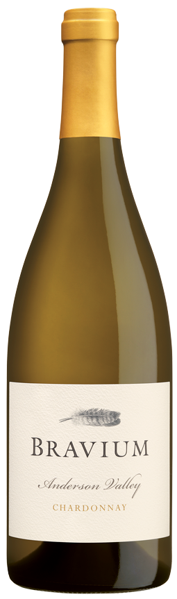 Bravium Anderson Valley Chardonnay 2020  Front Bottle Shot