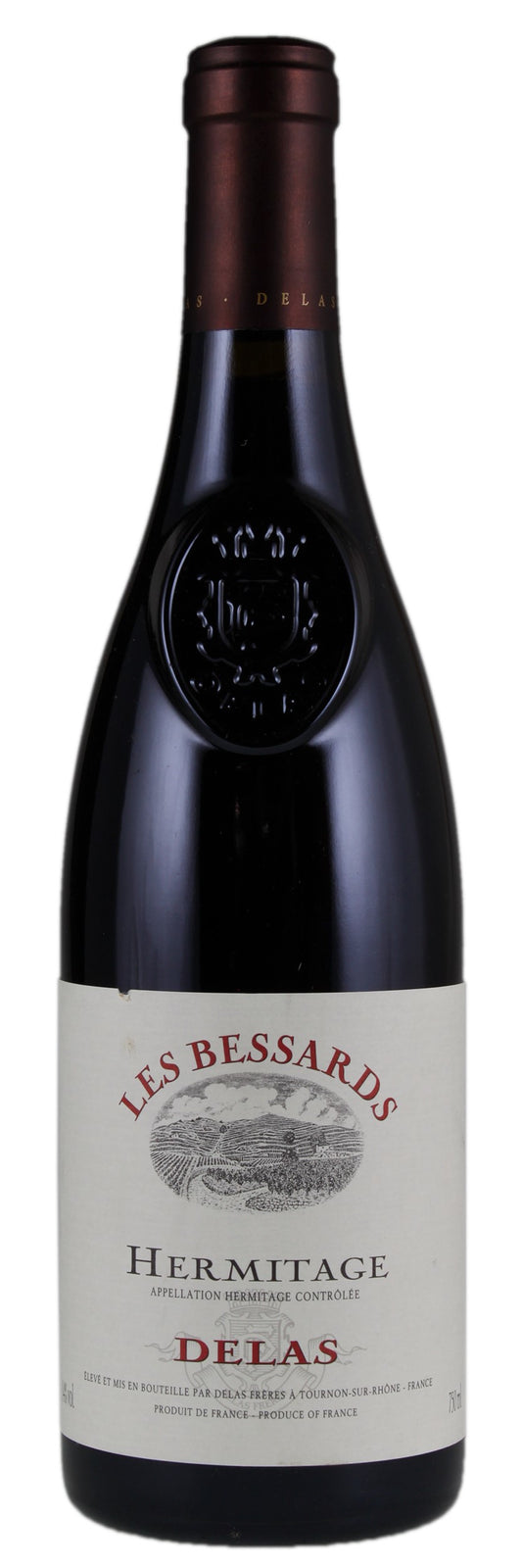 Delas Hermitage Les Bessards 2017  Front Bottle Shot
