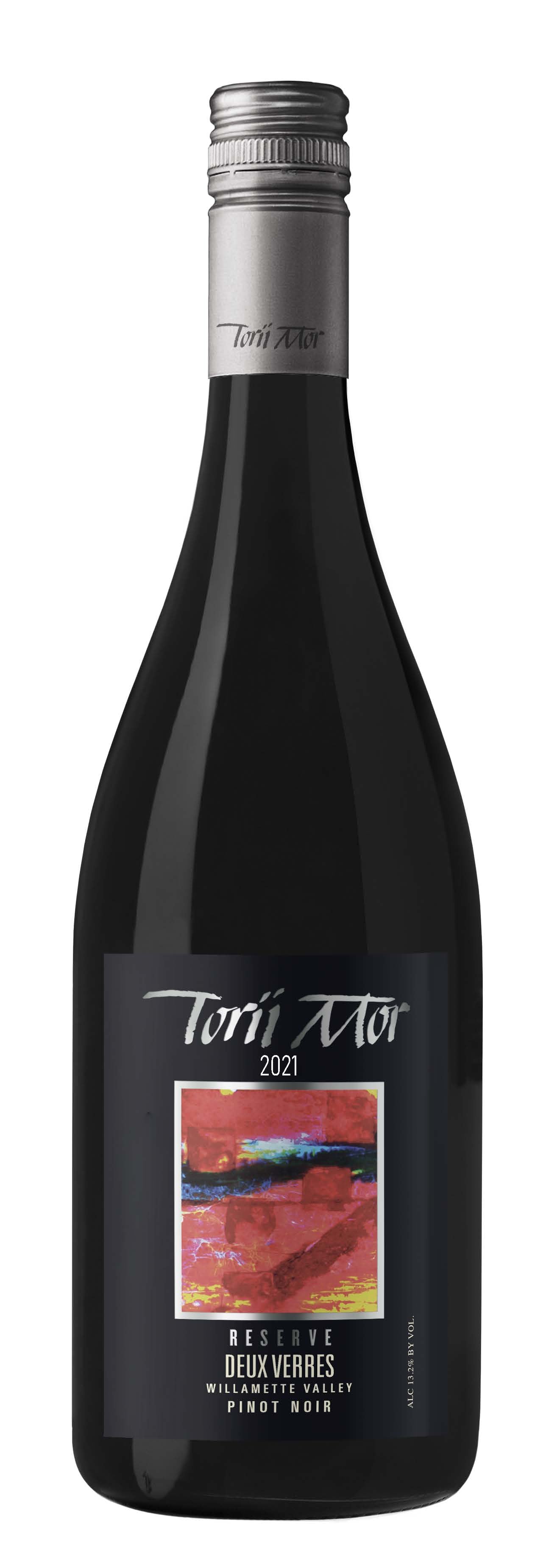 Torii Mor Deux Verres Reserve Pinot Noir 2021  Front Bottle Shot