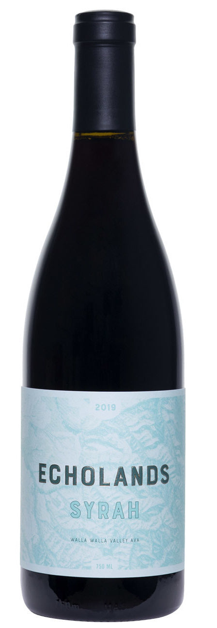 Echolands Syrah 2019  Front Bottle Shot