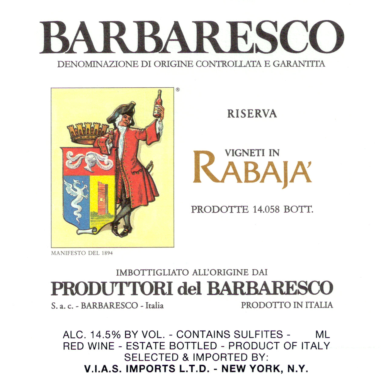 Produttori del Barbaresco Barbaresco Rabaja Riserva (1.5 Liter Magnum) 2020