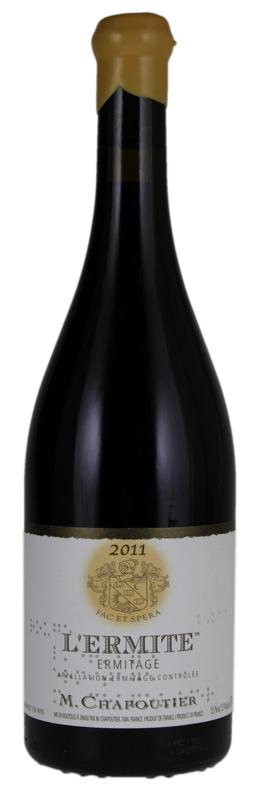 Maison Chapoutier  Ermitage l'Ermite 2011  Front Bottle Shot