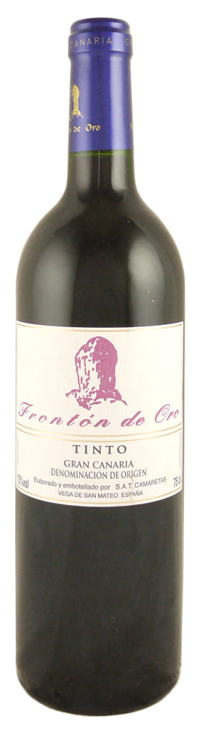 Fronton de Oro Canary Island Tinto 2022  Front Bottle Shot