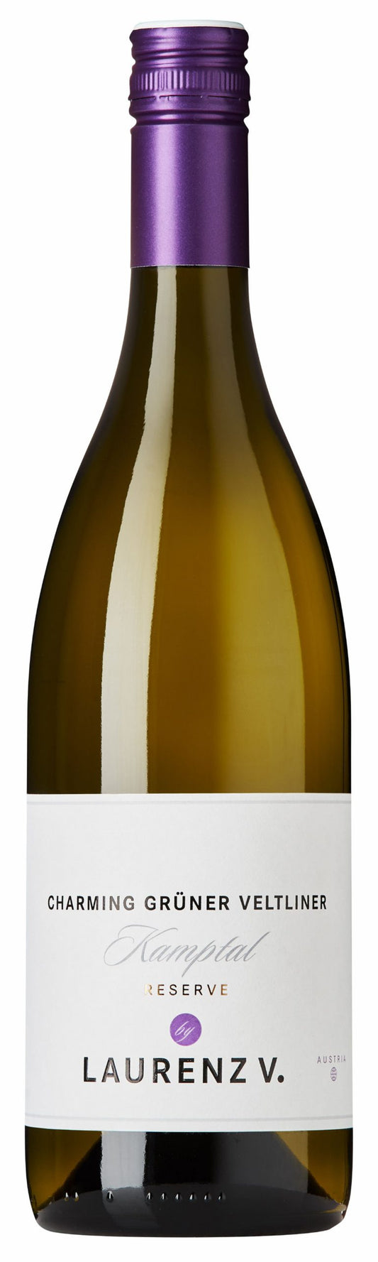 Laurenz V Charming Reserve Gruner Veltliner 2021  Front Bottle Shot