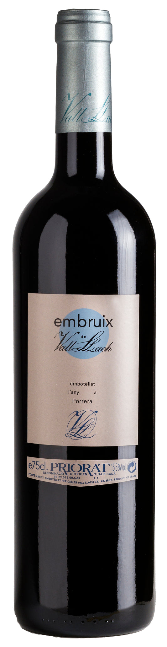 Vall Llach Embruix 2022  Front Bottle Shot