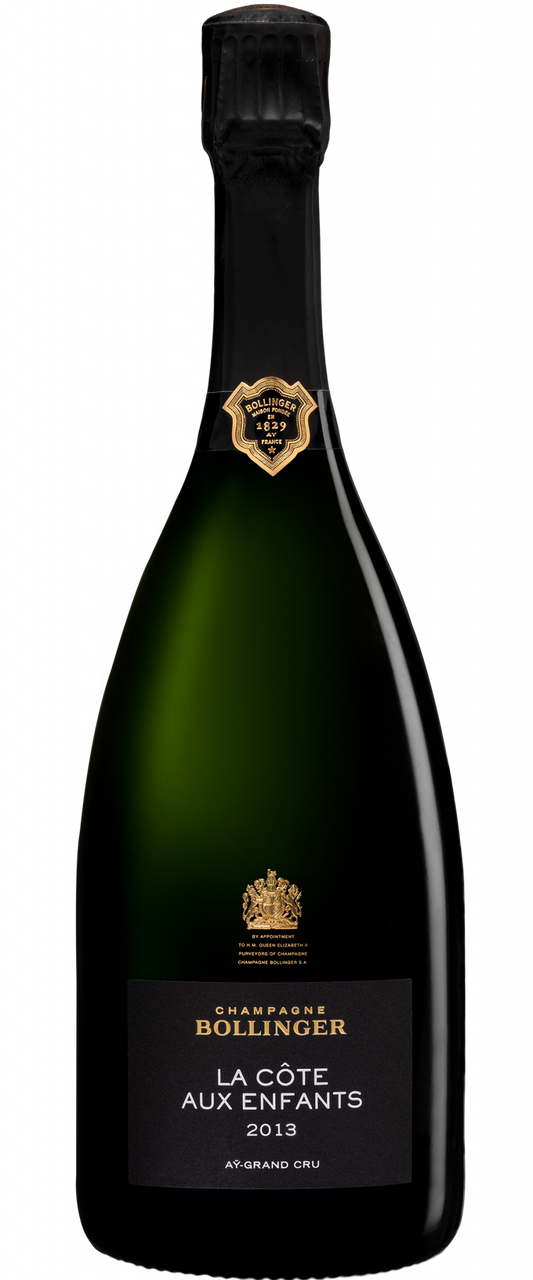 Bollinger La Cote aux Enfants Blanc de Noirs with Gift Box 2013  Front Bottle Shot