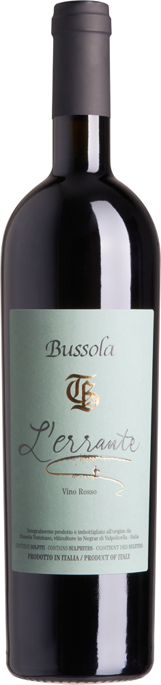 Bussola L'Errante Rosso 2016  Front Bottle Shot