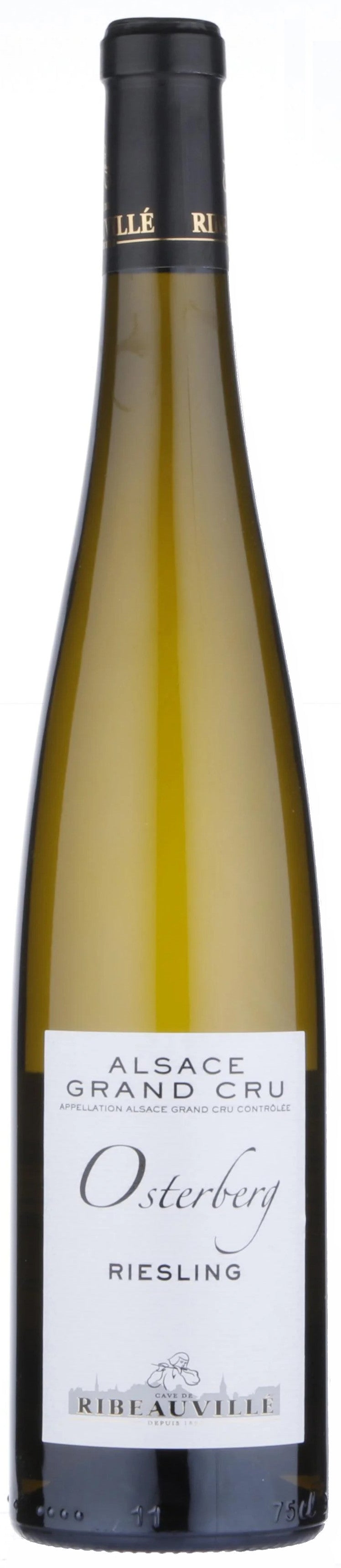 Cave de Ribeauville Riesling Osterberg Grand Cru 2019  Front Bottle Shot