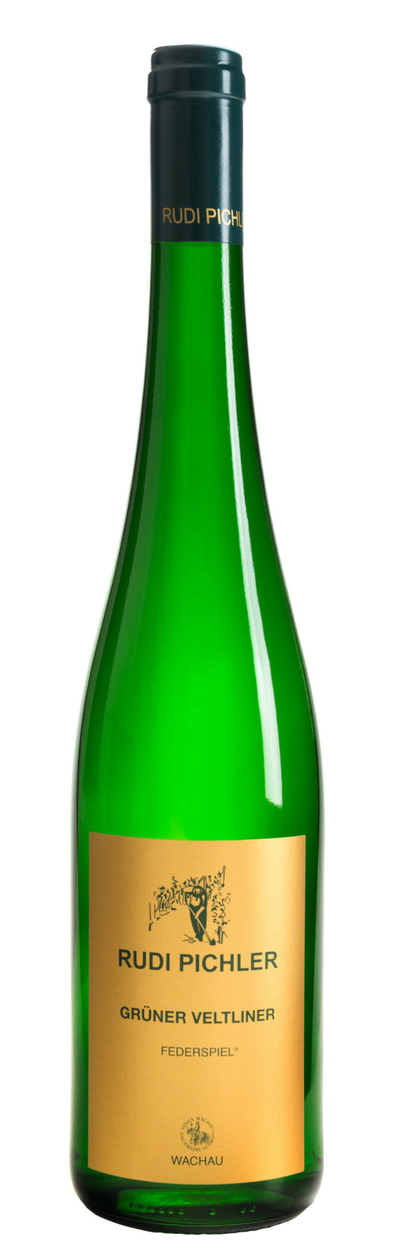 Rudi Pichler Federspiel Gruner Vetliner 2022  Front Bottle Shot