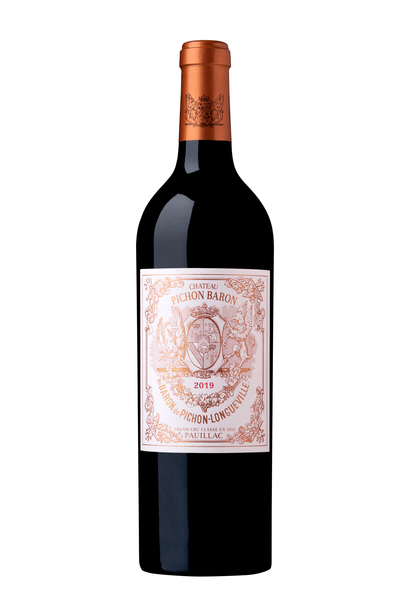 Chateau Pichon-Longueville Baron  2019 Front Bottle Shot